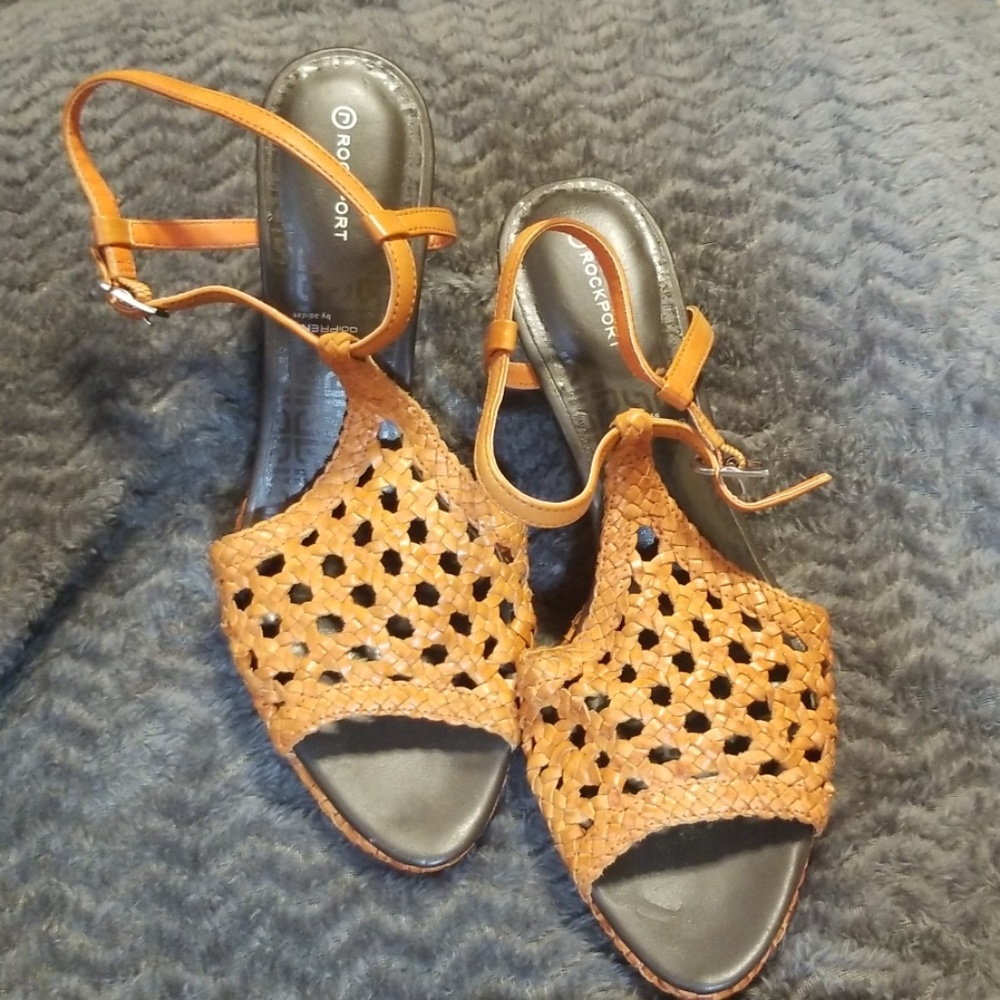 Rockport sz 10 burnt orange